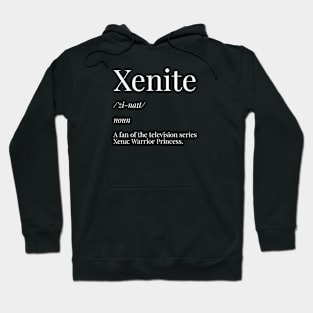 Xenite Definition White Hoodie